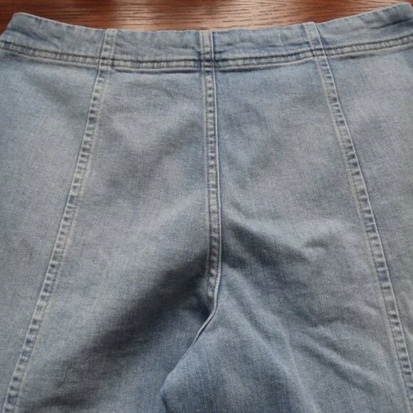 NEW PILCRO by Anthropologie Grassland Mid-Rise Wide-Leg Crop Jeans Size 29, $148 - Picture 8 of 11